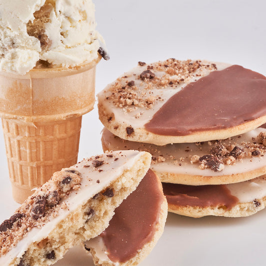 Chocolate Chip Cookie Dough Black and White Box of 6