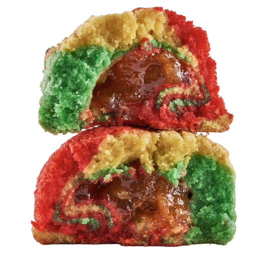 The Naked Italian Rainbow Stuffed Cookie Box of 5