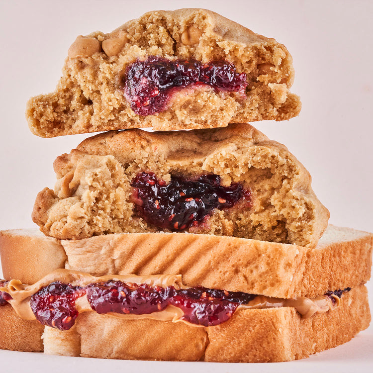 Peanut Butter and Jelly Stuffed Cookie 5 Box