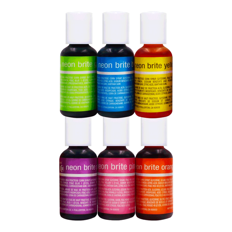 Food Coloring - 36 Color Concentrated Liquid Food Colouring Set - Neon